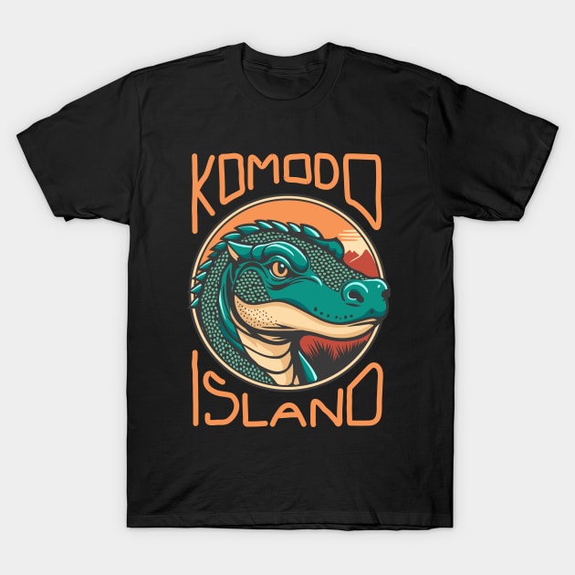 Komodo Island T-Shirt by milhad